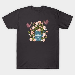 Happy Birds Making Things Beautiful Together T-Shirt